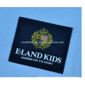 Собственный логотип фирменное наименование тканые этикетки и напечатанная Бумажная бирка вида для одежды тканые логотип для одежды